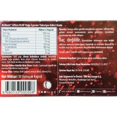 Krilom Ultra Krill Oil 30 Yumuşak Kapsül