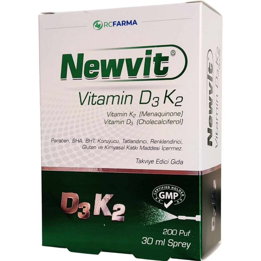Newvit Vitamin D3K2 Sprey 30 ml
