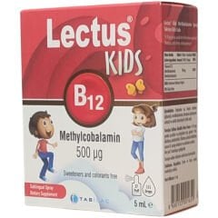 Lectus Kids B12 Dilaltı Sprey 500 Mcg 5 ml