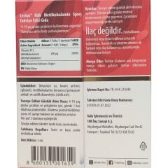 Lectus Kids B12 Dilaltı Sprey 500 Mcg 5 ml