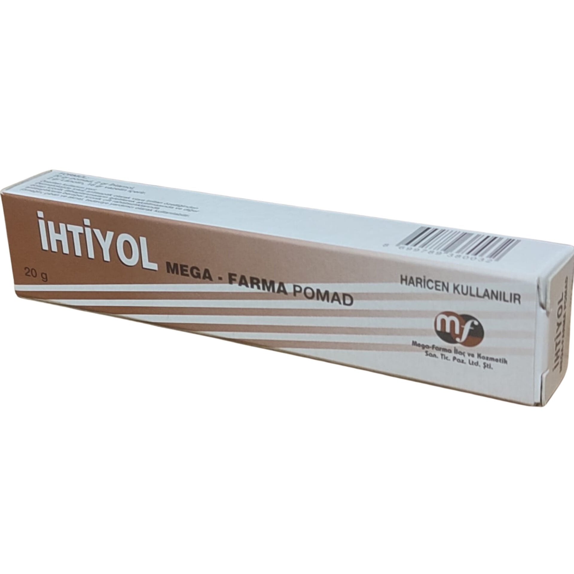 Mega Farma İhtiyol Pomad - Kara Merhem 20 gr