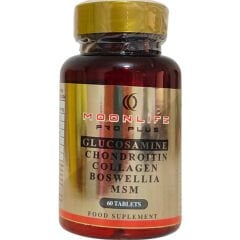 Moonlife Glucosamine Chondroitin Collagen Boswella MSM 60 Tablet