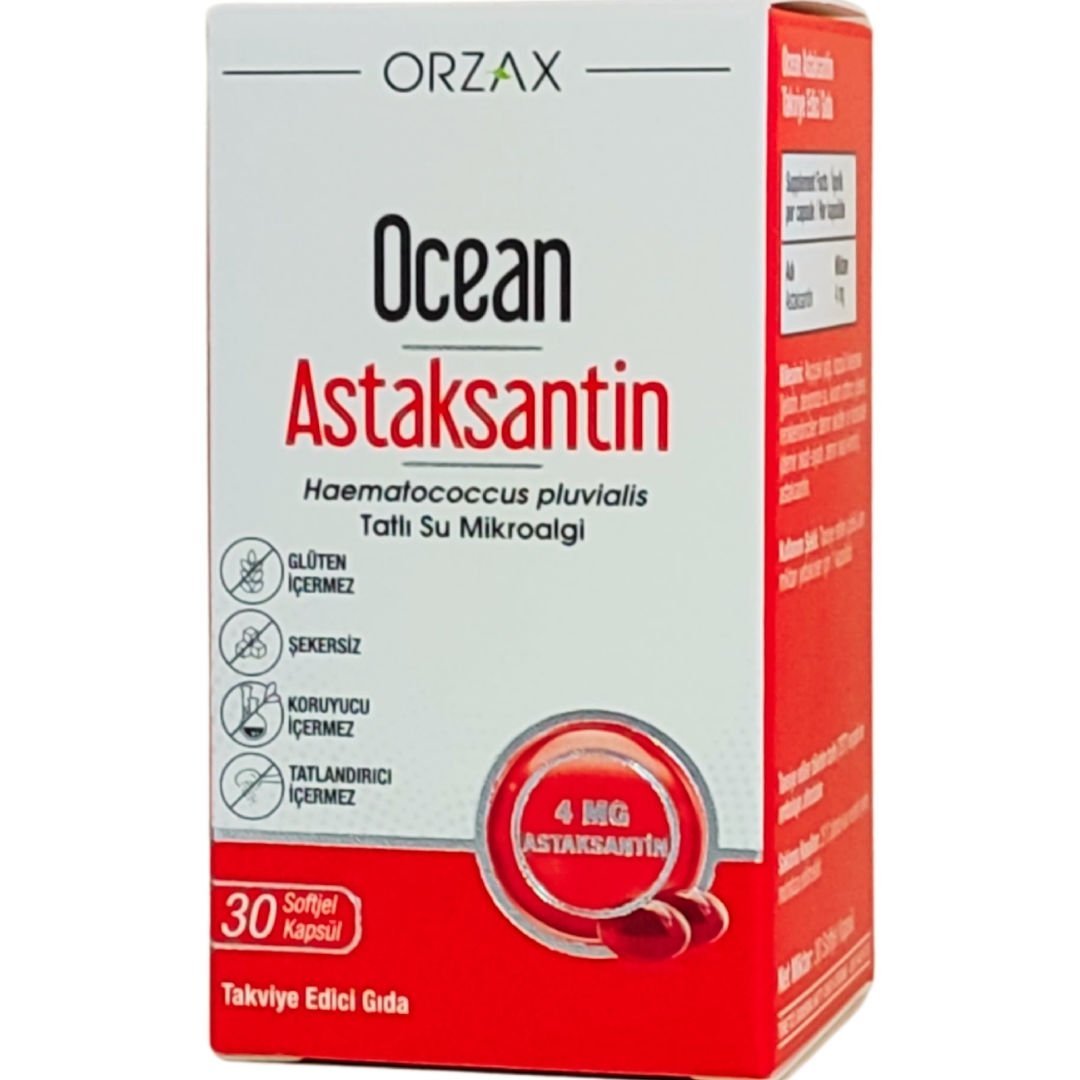 Orzax Ocean Astaksantin 30 Kapsül
