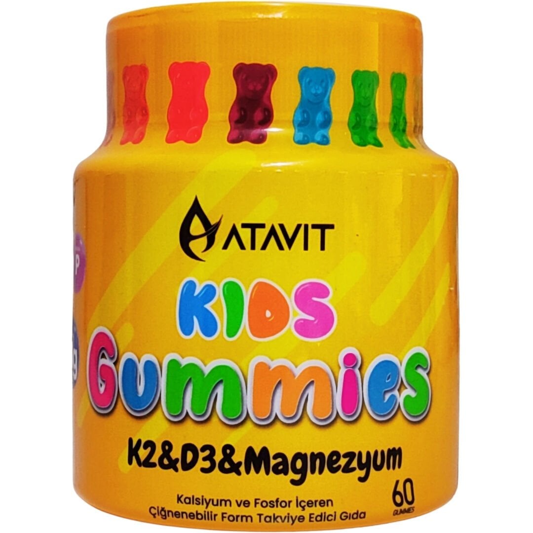 Atavit Kids D3 K2 Magnezyum 60 Gummies