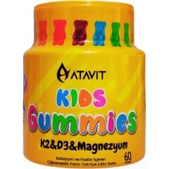 Atavit Kids D3 K2 Magnezyum 60 Gummies