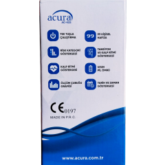 Acura AC-433 Tam Otomatik Elektronik Üst Koldan Ölçer Tansiyon Aleti