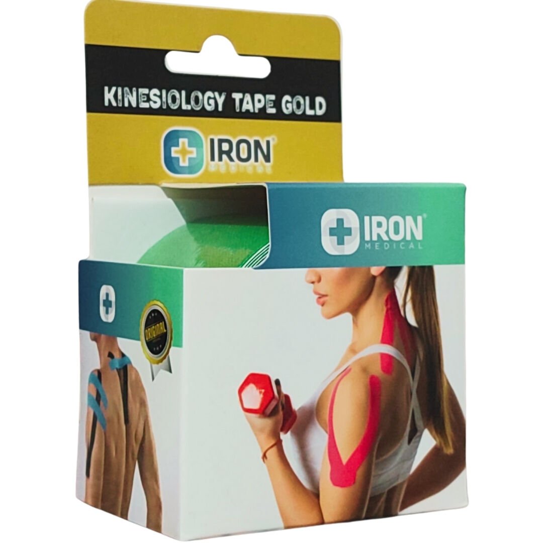 Iron Kinesiology Tape Gold Bandaj Yeşil 5 cm x 5 metre