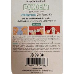 Pakdent Naneli Profesyonel Arayüz Diş İpi 50 m