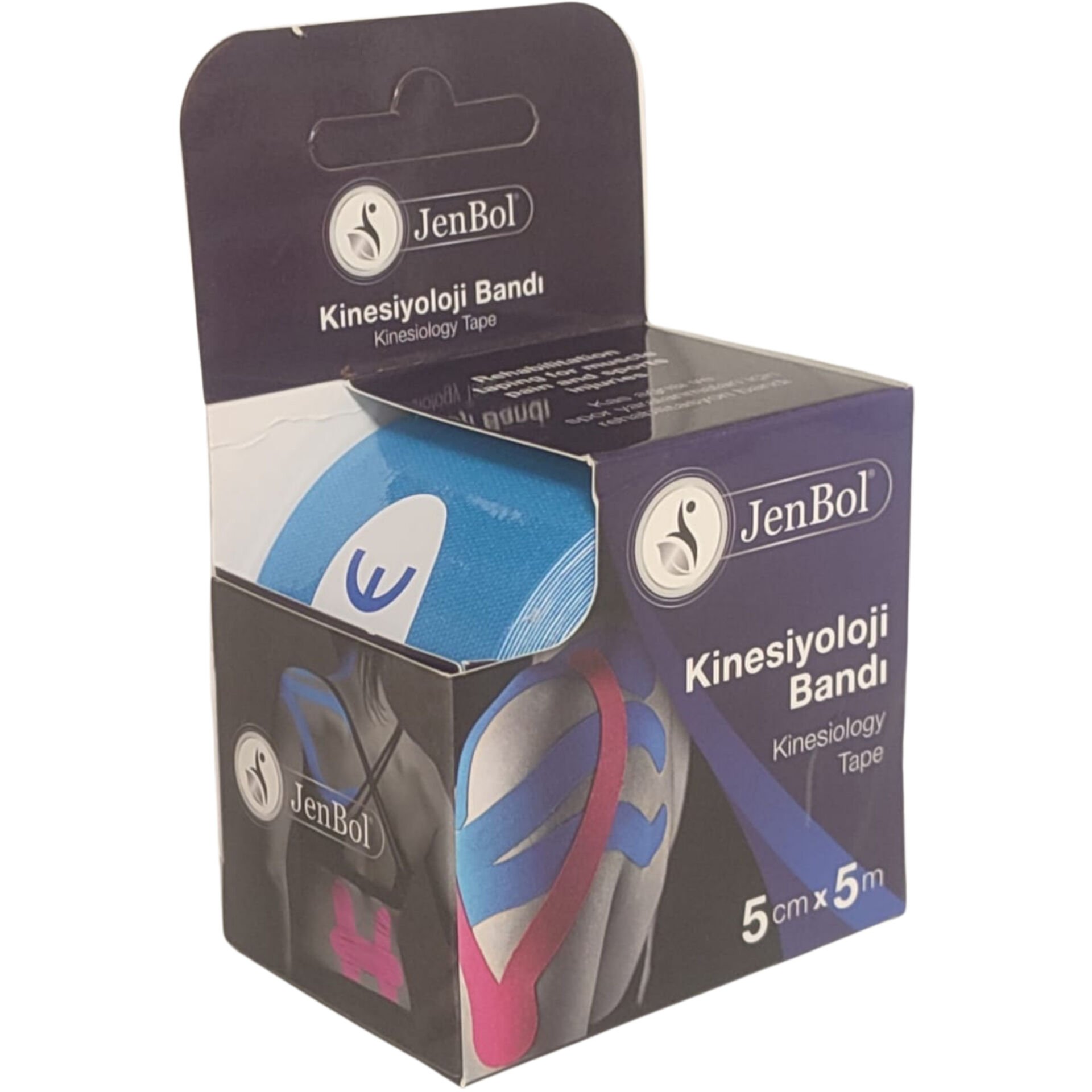 Jenbol Kinesiyoloji Bandı Mavi 5cm x 5 metre