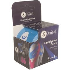 Jenbol Kinesiyoloji Bandı Mavi 5cm x 5 metre