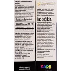 Zade Vital A Vitamini  900mcg  3000 I.U 30 Yumuşak Kapsül