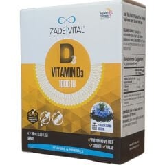 Zade Vital D3 Vitamini 1000 IU Sprey 20 ml