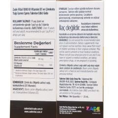 Zade Vital D3 Vitamini 1000 IU Sprey 20 ml