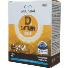 Zade Vital D3 Vitamini 1000 IU Sprey 20 ml