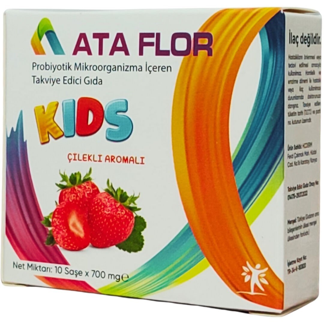 Ata Flor Kids Çilek Aromalı Probiyotik 10 Şase