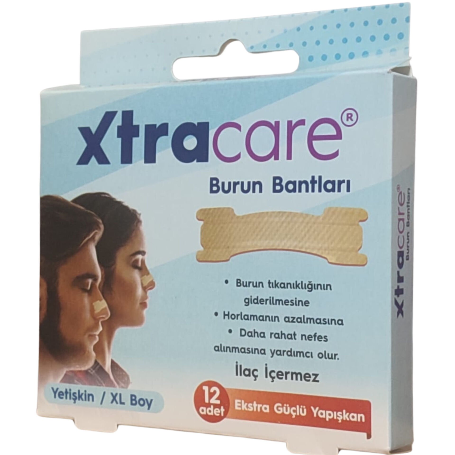 Xtracare Burun Bandı Yetişkin xLarge 12'li