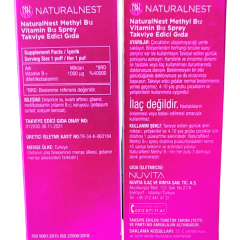 Naturalnest Methyl B12 Sprey 10 ml