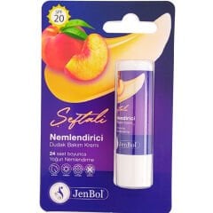 Jenbol Nemlendirici Dudak Bakım Kremi Şeftali Aromalı Lip Balm 5 gr