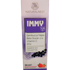 Naturalnest Immy Beta Glukan Çilek Aromalı Şurup 150 ml