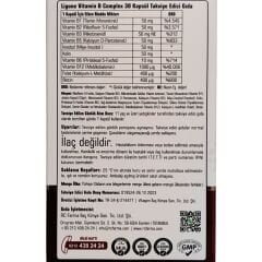 Ligone Vitamin B Complex 30 Kapsül