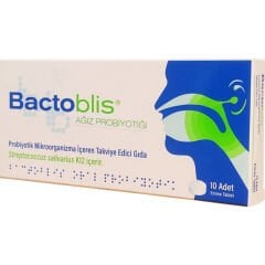 Bactoblis Ağız Probiyotiği 10 Emme Tableti