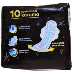 Orkid Ultra Gece Extra (Boy 4) Kanatlı Hijyenik Ped 5 Adet