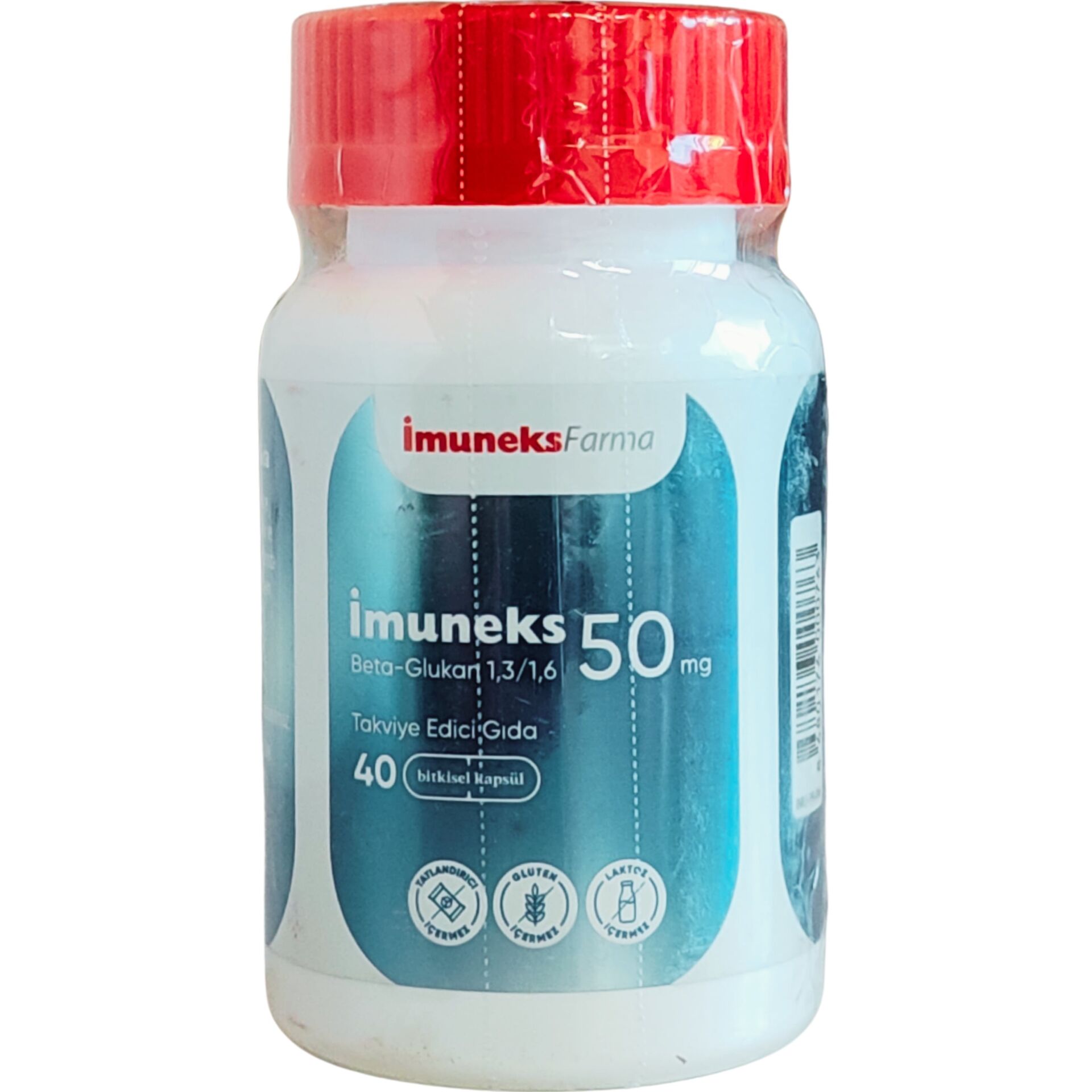 İmuneks Beta Glucan 1,3/1,6 50 mg 40 Kapsül