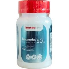 İmuneks Beta Glucan 1,3/1,6 50 mg 40 Kapsül