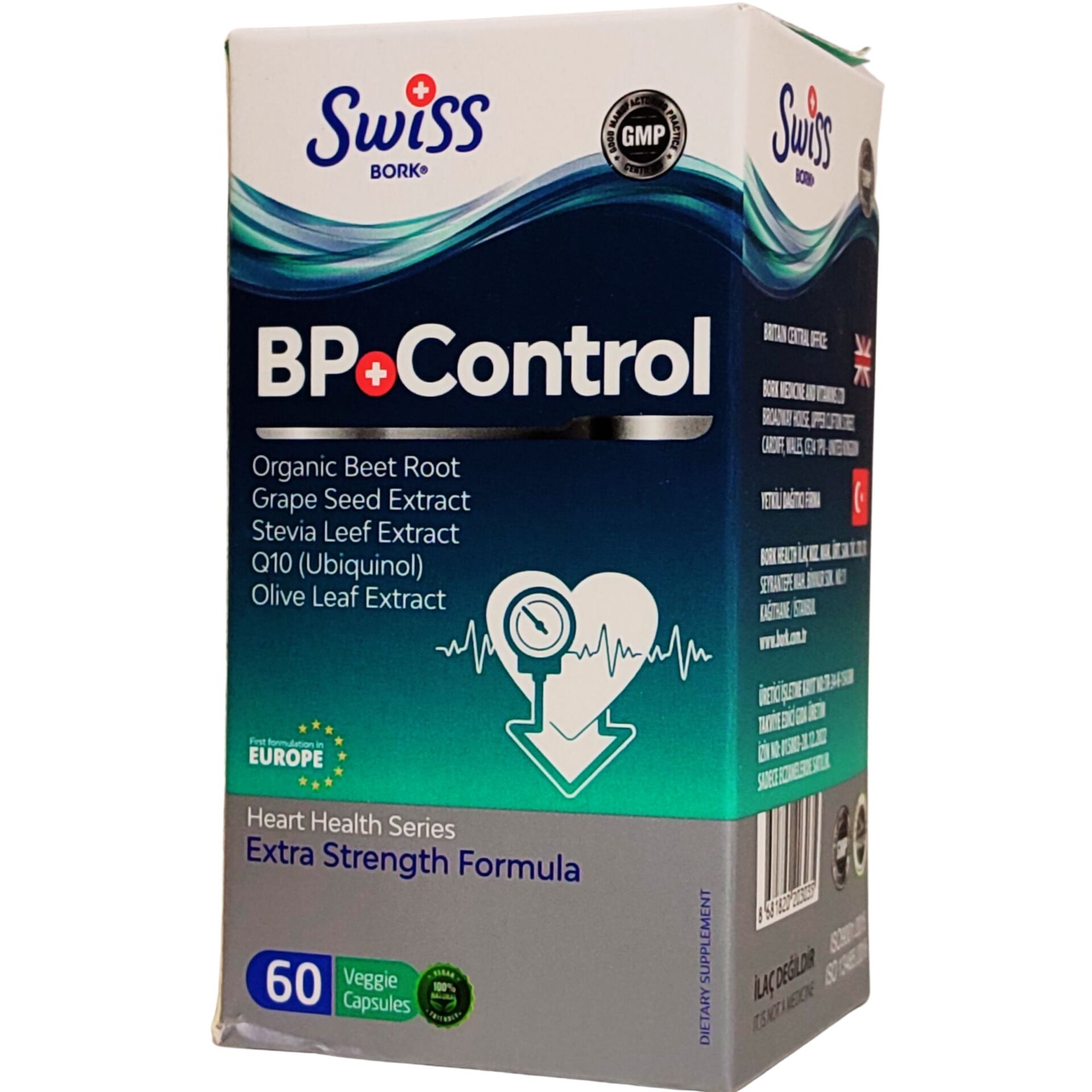 Swiss Bork BP Control 60 Kapsül