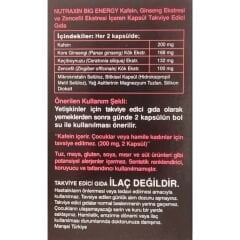 Nutraxin Big Energy 60 Kapsül