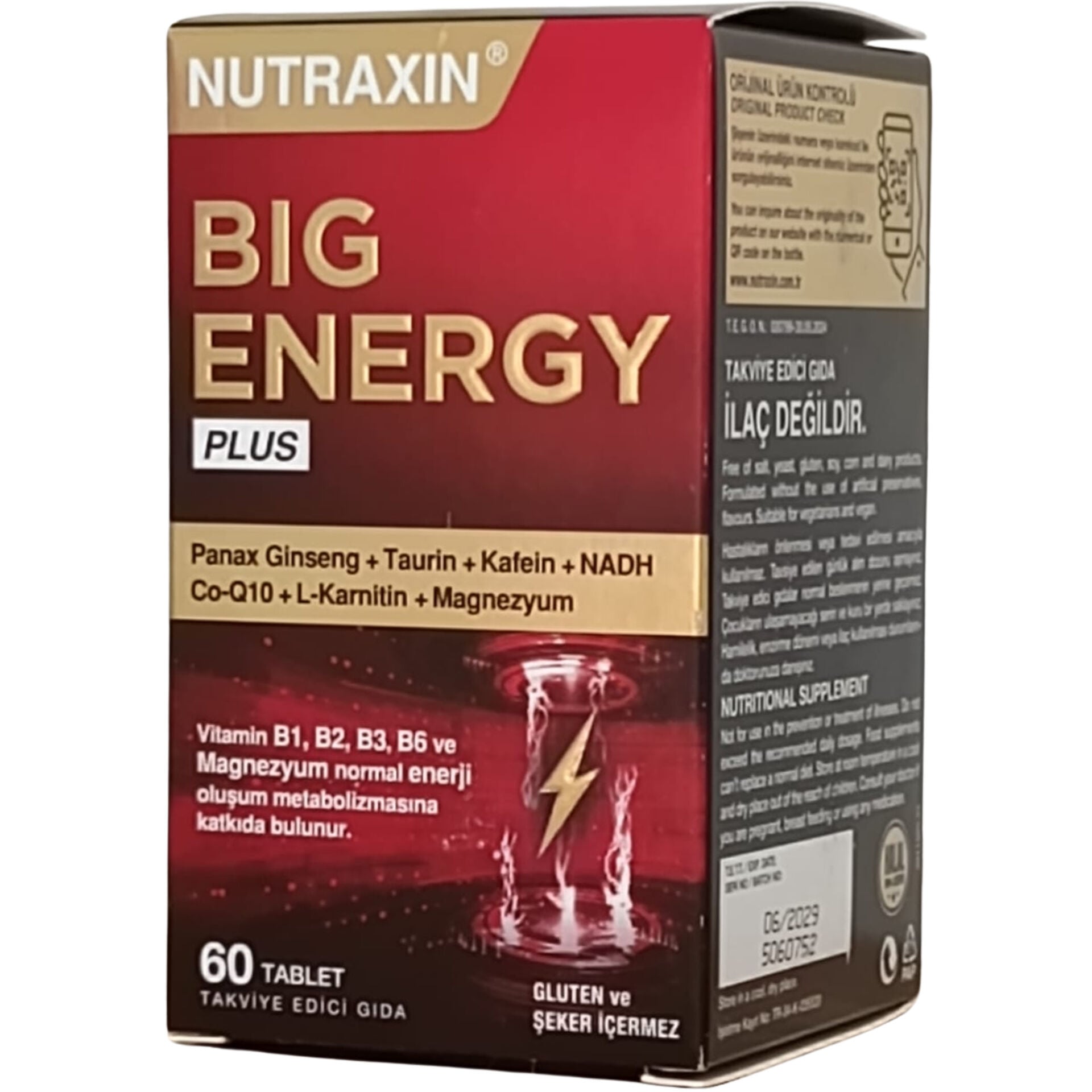Nutraxin Big Energy Plus 60 Tablet