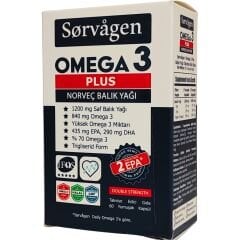 Sorvagen Omega 3 Plus Norveç Balık Yağı 60 Kapsül