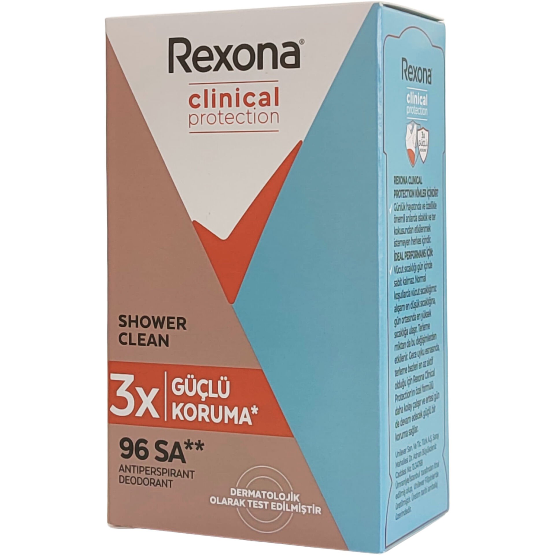 Rexona Clinical Protection Shower Clean Unisex 45 ml