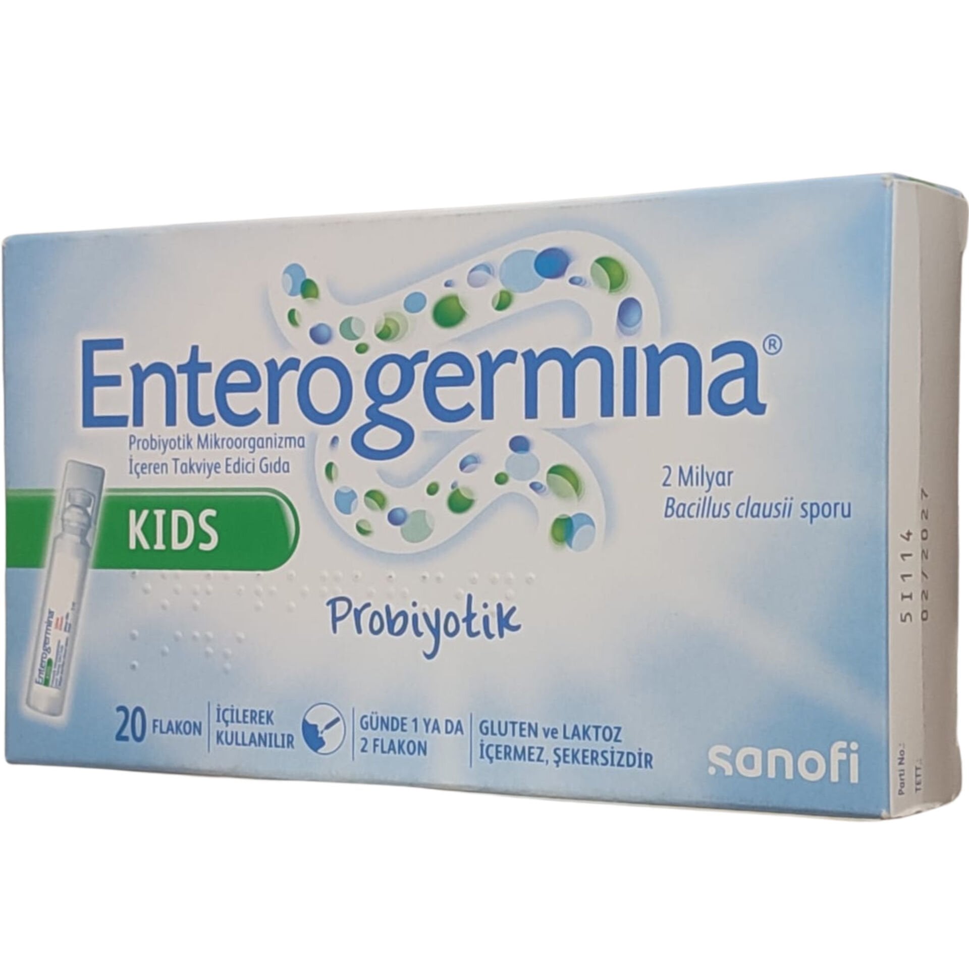 Enterogermina Çocuklar için Takviye Edici Gıda 100ml ( 5ml x 20 flakon )