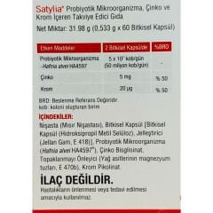 Satylia 60 Kapsül