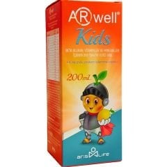 Arwell Kids Beta Glukan Vitamin ve Mineral İçeren Sıvı Takviye Edici Gıda 200 ml