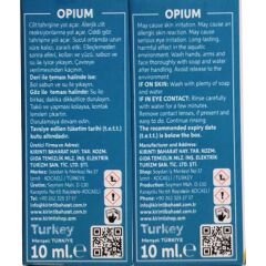 Kırıntı Opium Buhurdanlık Esansı 10 ml