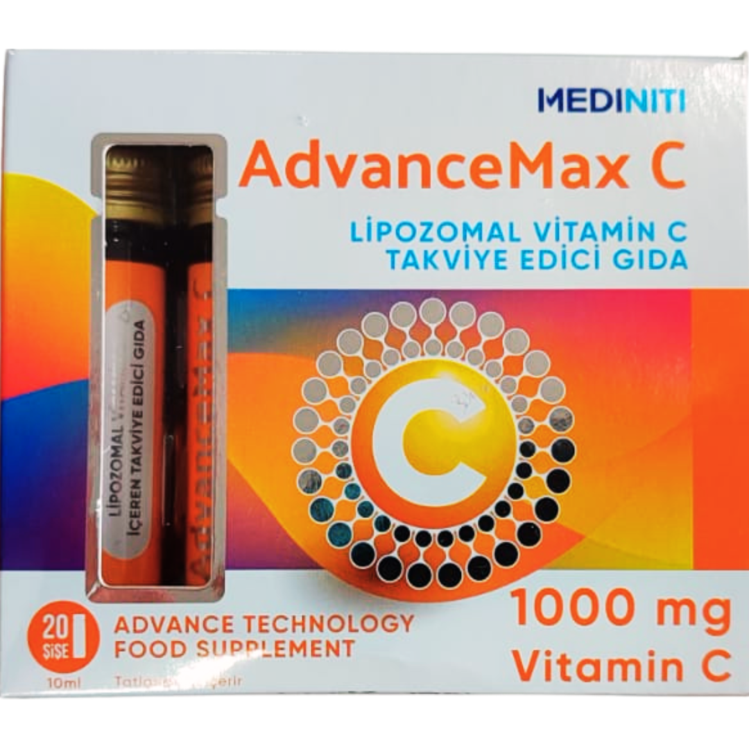 Advancemax Lipozomal C Vitamini 10 ml x 20 Shot