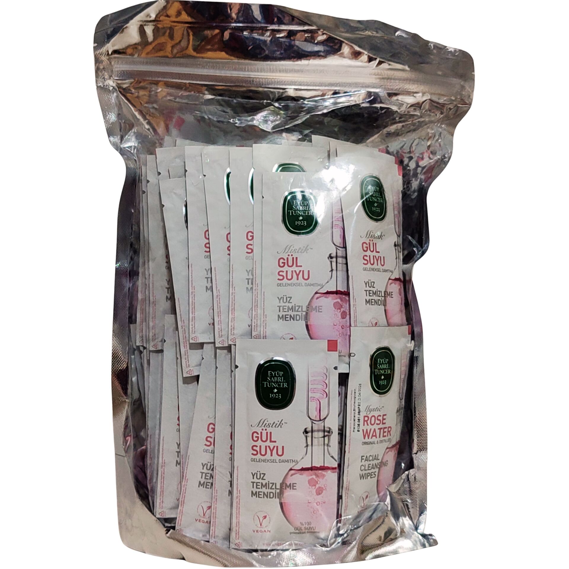 Eyüp Sabri Tuncer Mistik Gül Suyu Yüz Temizleme Mendili 75'li Paket