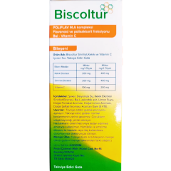 Biscoltur Kekik C Vitamini Bal ve Sinirliot İçeren Sıvı Takviye Edici 128 gr