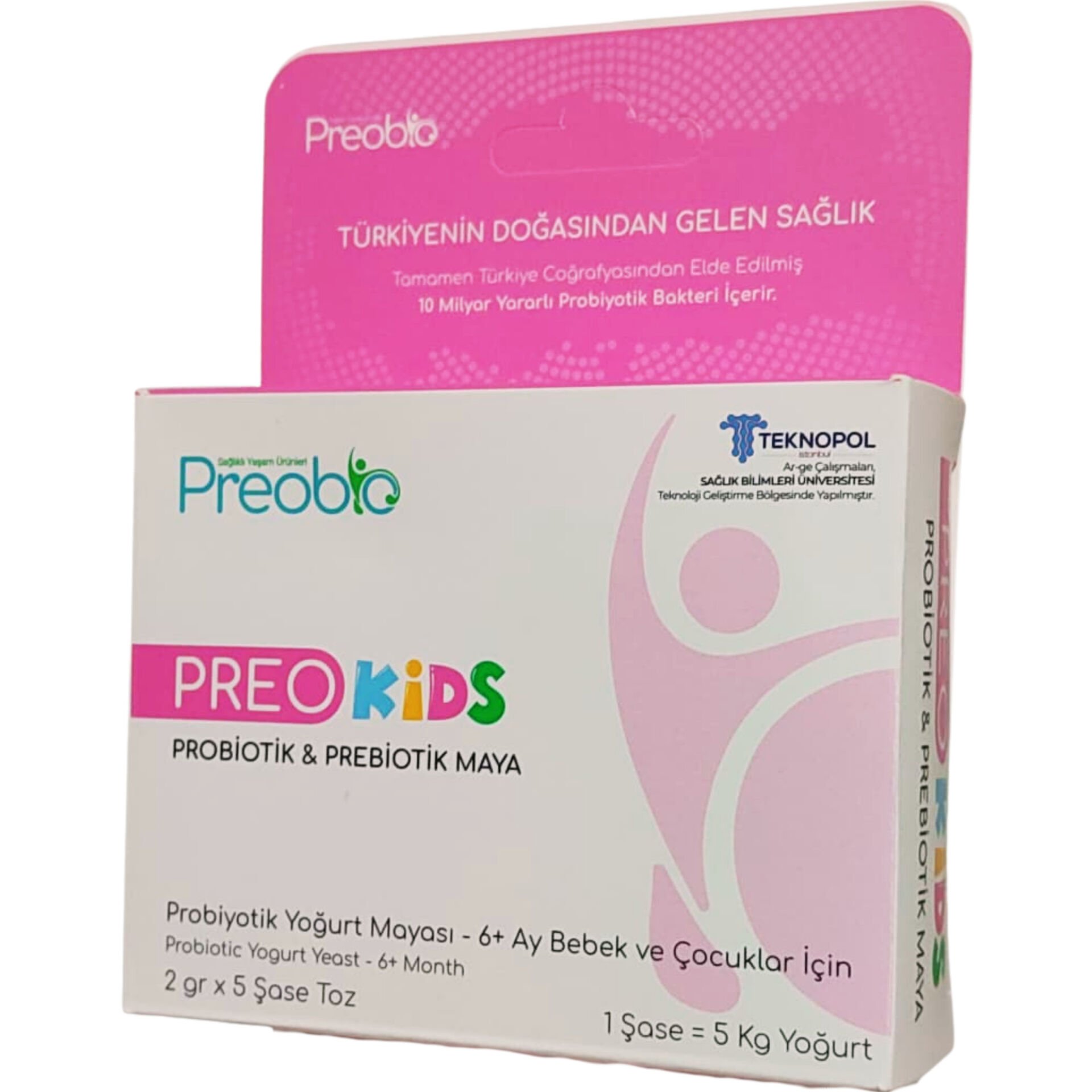 Preobio Preokids Probiotik & Prebiotik Maya 2 gr x 5 Şase