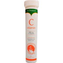 Dr. Thomson C Vitamini Limon Aromalı 20 Efervesan Tablet 1000 mg