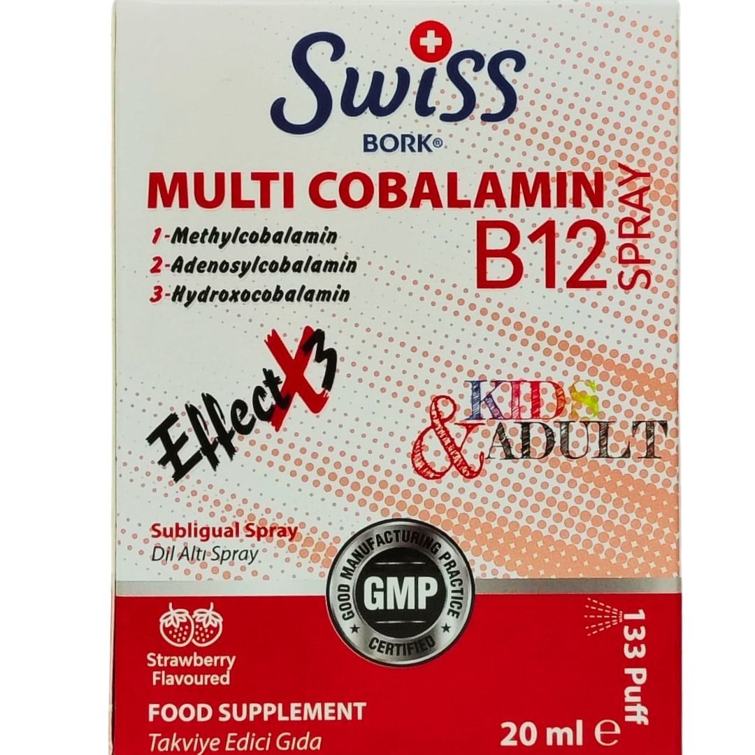 Swiss Bork Multi Cobalamin B12 Sprey 20 ml  133 puf
