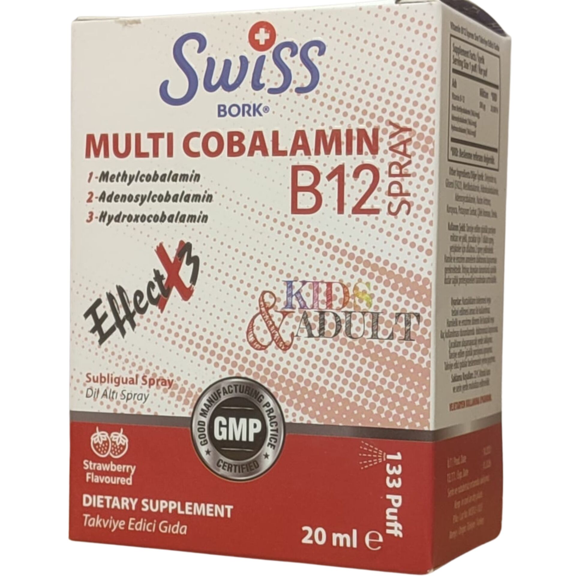 Swiss Bork Multi Cobalamin B12 Sprey 20 ml  133 puf
