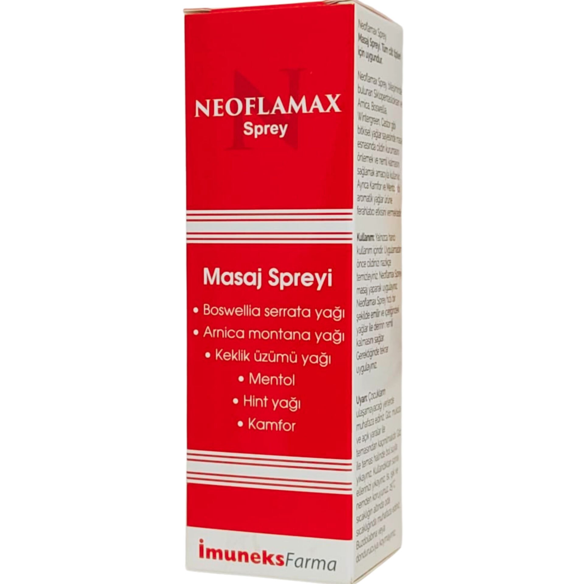 İmuneks Farma Neoflamax Masaj Spreyi 50 ml