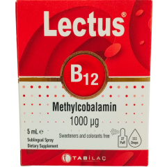 Lectus Metilkobalamin B12 Dil Altı Sprey 5 ml