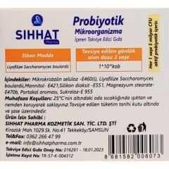 Sıhhat Probiyotik 10 Saşe