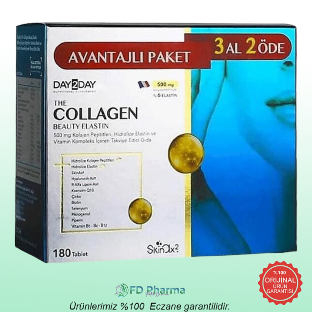 Day2Day The Beauty Elastin 500 mg 180 Tablet