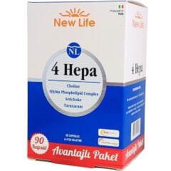 New Life 4 Hepa 90 Softgel Kapsül Avantajlı Paket