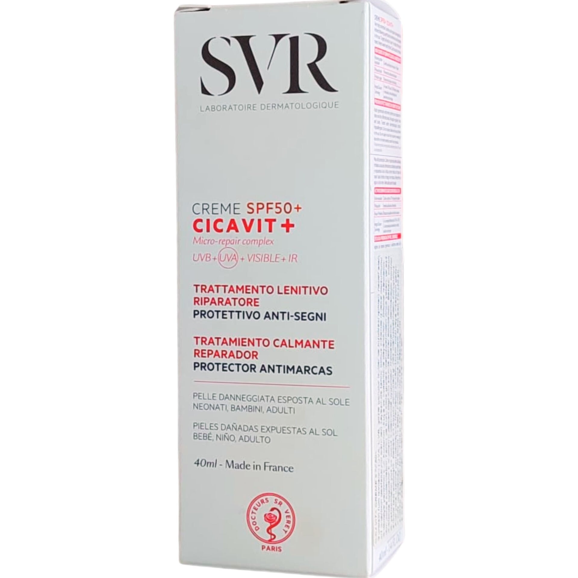 SVR Cicavit+ SPF50+ Güneş Koruyucu Bakım Kremi 40 ml
